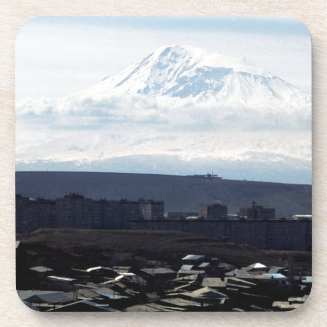Der Ararat aus Yerevan Untersetzer (Vorderseite)