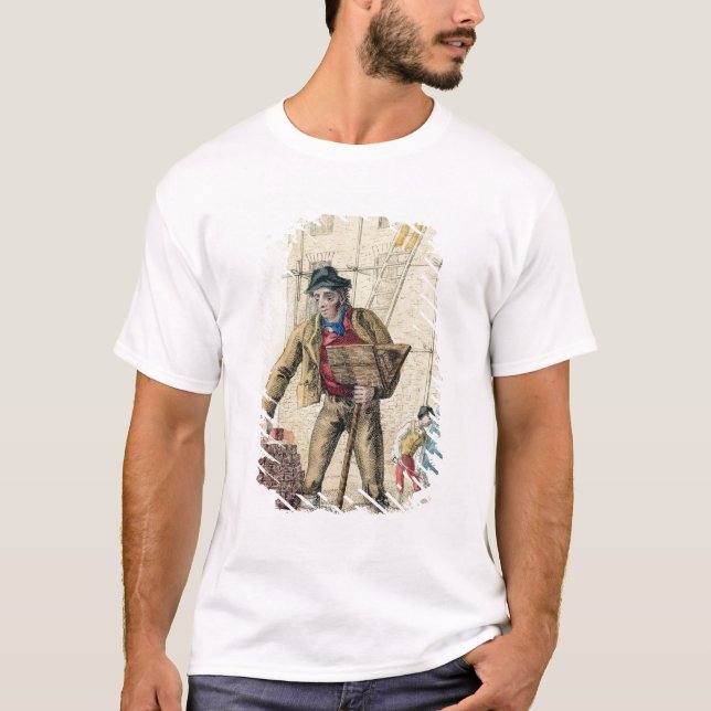 Der Arbeiter des Maurers T-Shirt (Vorderseite)