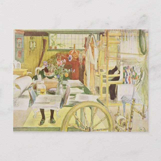 Der Arbeitsraum, Pub. in 'Lasst Licht Hinin' ('Gel Postkarte (Vorderseite)