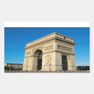 Der Arc de Triomphe 3 Rechteckiger Aufkleber