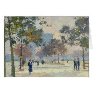 Der Arc de Triomphe im Herbst, Paris