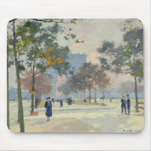 Der Arc de Triomphe im Herbst, Paris Mousepad