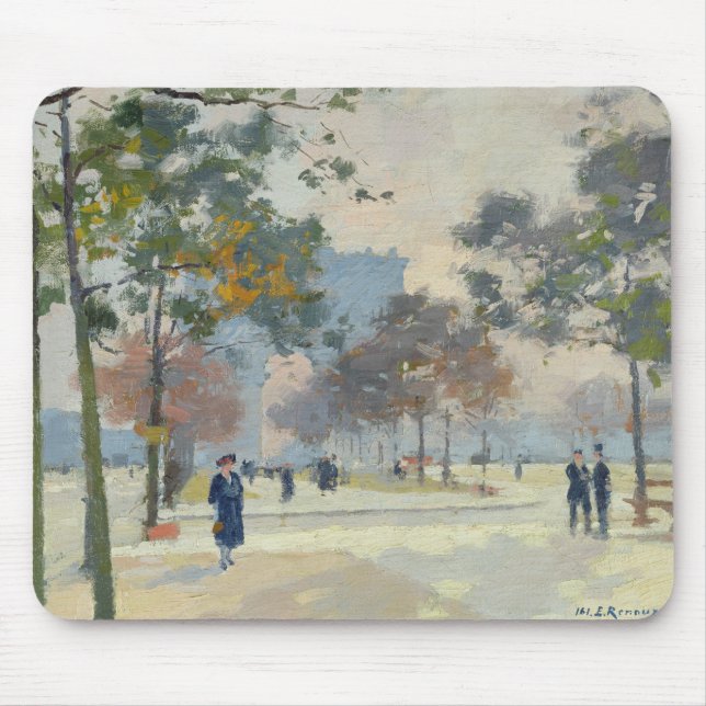 Der Arc de Triomphe im Herbst, Paris Mousepad (Vorne)