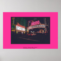 Der Arch, das Stadtzentrum von Reno, Nevada