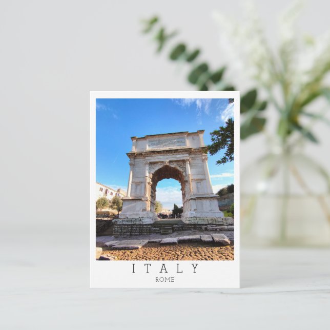 Der Arch des Titus, Rom, Italien Postkarte (Stehend Vorderseite)