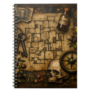 Der Architekt des Todes: H.H. Holmes Mordschloss Notizblock