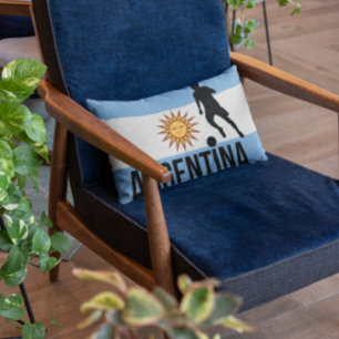 Der argentinische Flag-Fußballspieler verwendet Pu Lendenkissen