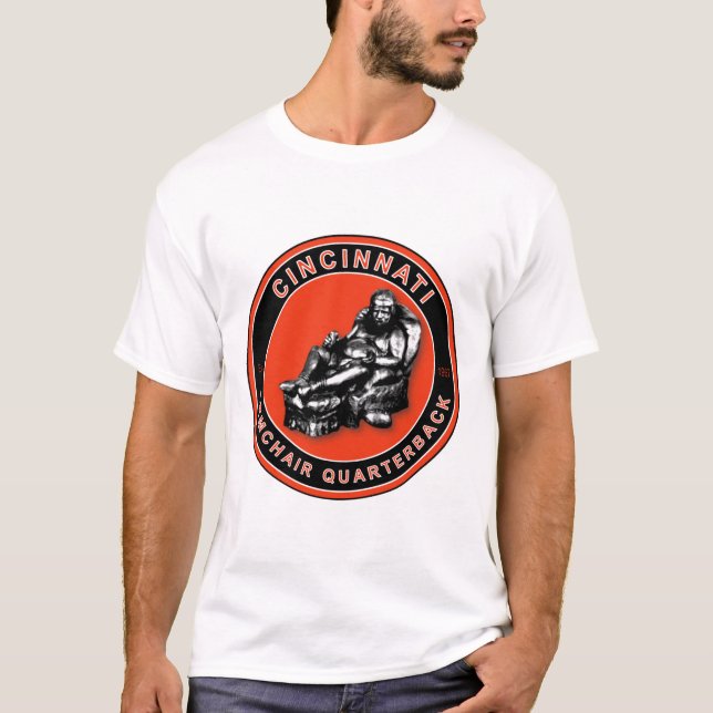 DER ARMCHAIR QB - Cincinnati T-Shirt (Vorderseite)