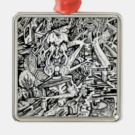 Der Assistent oder eine freigegebene Konfiguration Ornament Aus Metall