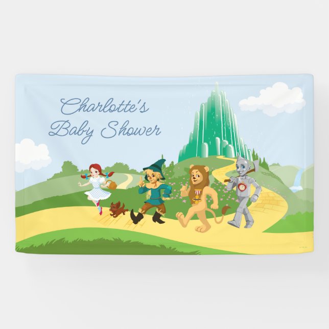 Der Assistent von OZ™ | Babydusche Banner (Horizontal)