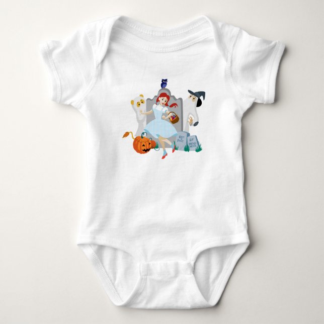 Der Assistent von OZ™ | Dorothy Halloween Happy Da Baby Strampler (Vorderseite)