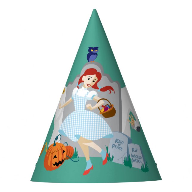 Der Assistent von OZ™ | Dorothy Halloween Happy Da Partyhütchen (Vorderseite)