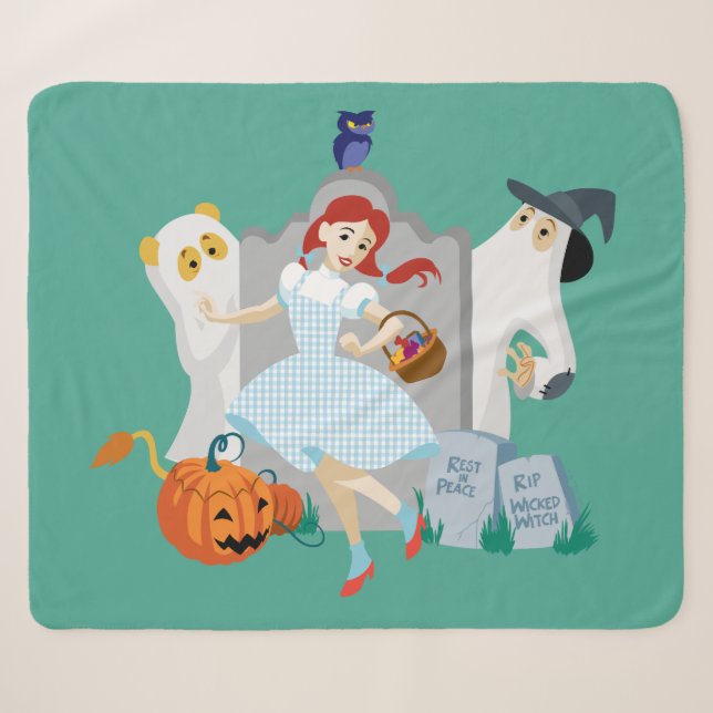 Der Assistent von OZ™ | Dorothy Halloween Happy Da Sherpadecke (Vorderseite (Horizontal))