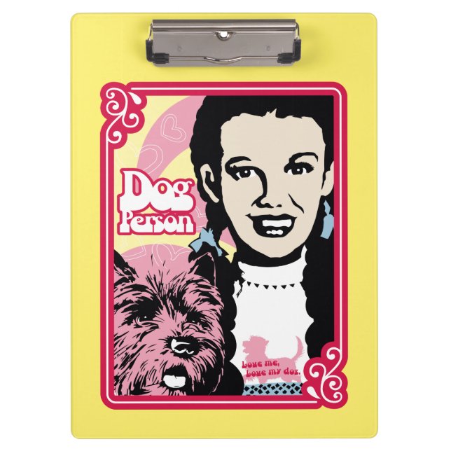 Der Assistent von OZ™ | Dorothy™ & Toto™ - Hundepe Klemmbrett (Vorderseite)