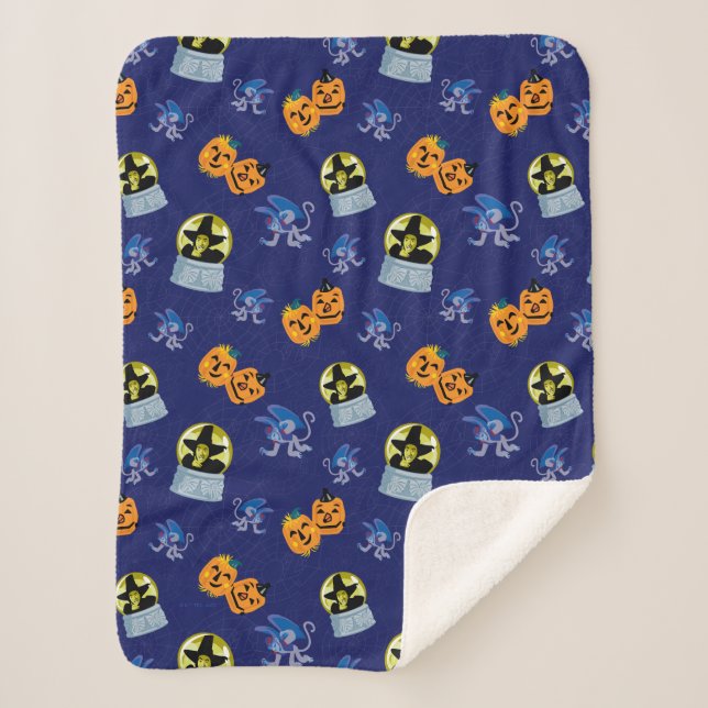 Der Assistent von OZ™ | Halloween-Hexenmuster Sherpadecke (Vorderseite)