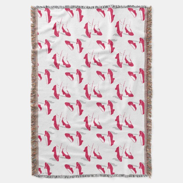 Der Assistent von OZ™ | Ruby Slippers™ Muster Decke (Vorderseite Vertikal)