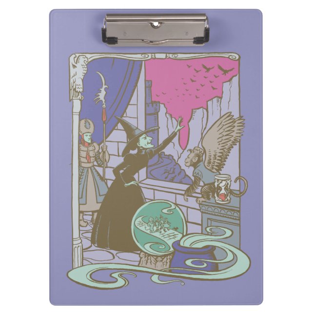 Der Assistent von OZ™ | Storybook Wicked Witz™ Klemmbrett (Vorderseite)