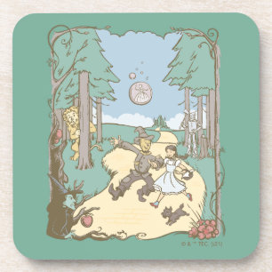 Der Assistent von OZ™ Storybook Yellow Bridge Ro Getränkeuntersetzer