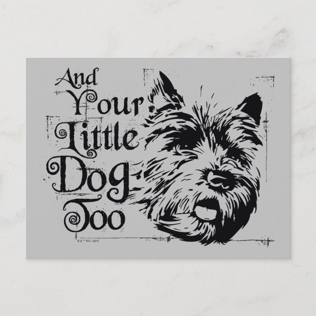 Der Assistent von OZ™ | Und auch dein kleiner Hund Postkarte (Vorderseite)