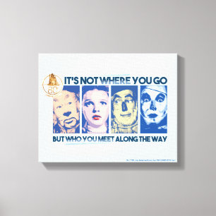 Der Assistent von OZ™   Wer Sie unterwegs treffe Leinwanddruck