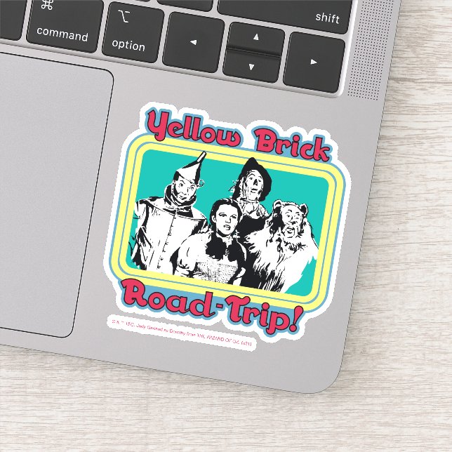 Der Assistent von OZ™ | Yellow Brick Road Trip! Aufkleber (Detail)