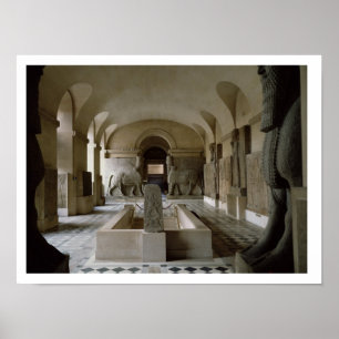 Der Assyrian Raum an der Jalousie in Paris (Foto) Poster