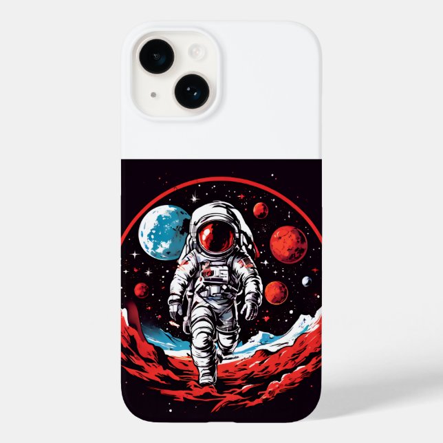 der Astronaut Case-Mate iPhone 14 Hülle (Rückseite)
