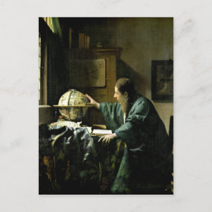 Der Astronom, 1668 Postkarte
