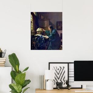 Der Astronom Johannes Vermeer Poster