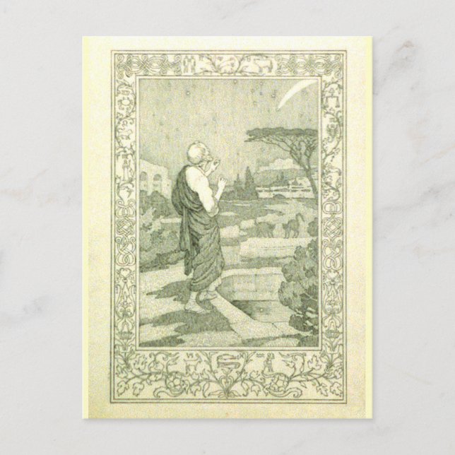 Der Astronom Postkarte (Vorderseite)