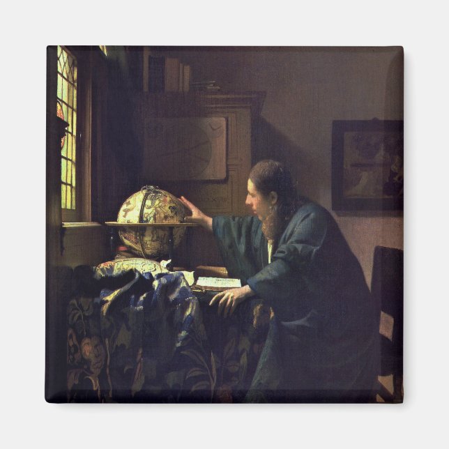 Der Astronom von Johannes Vermeer Magnet (Vorne)