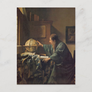 Der Astronom von Johannes Vermeer Postkarte