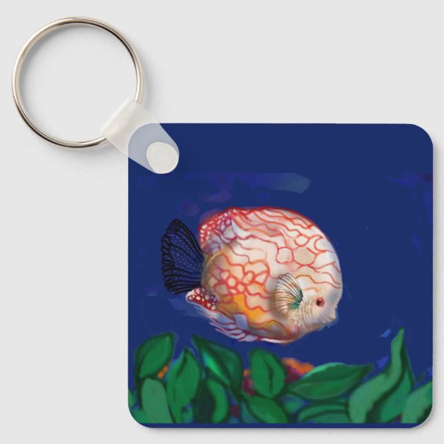 Der atemberaubende Fisch Schlüsselanhänger (Vorderseite)