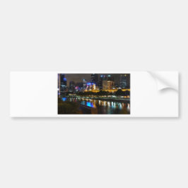 Der atemberaubende Yarra und MelbourneSkyline Autoaufkleber