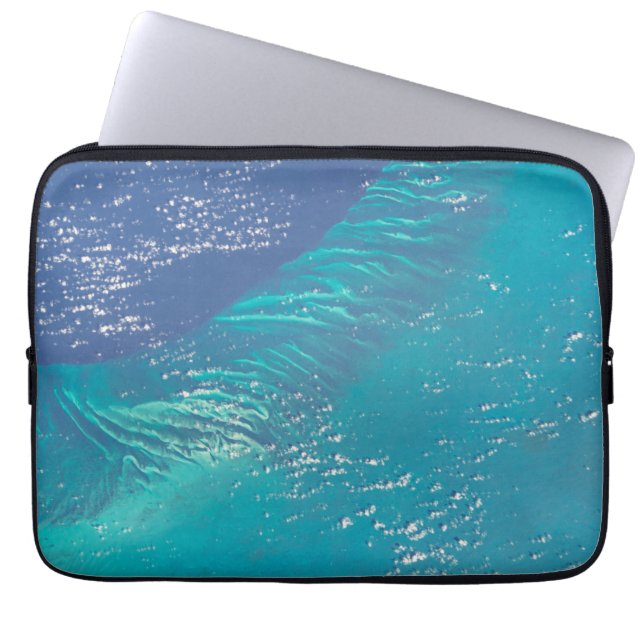 Der Atlantik vor der Küste der Bahamas Laptopschutzhülle (Vorderseite)