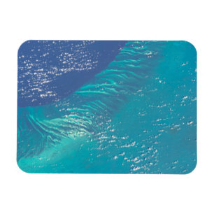 Der Atlantik vor der Küste der Bahamas Magnet
