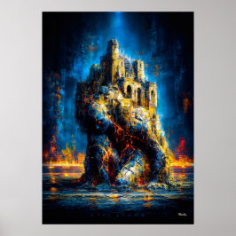 Der Atlas der Ruine – Monumentaler Expressionist Poster