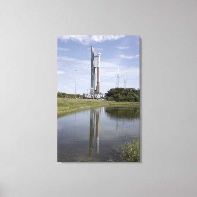 Der Atlas V/Centaur kommt auf der Startcompl an Leinwanddruck (Vorderseite)