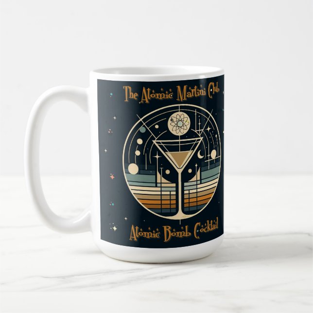 Der Atomic Martini Club Atomic Bomb Cocktail Kaffeetasse (Links)