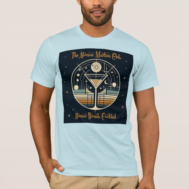 Der Atomic Martini Club Atomic Bomb Cocktail T-Shirt (Vorderseite)