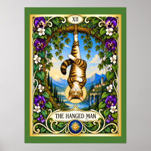 Der aufgehängte Katzen-Tarot - Eine neue Perspekti Poster