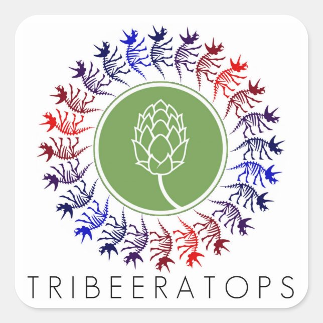Der Aufkleber der Erleuchtung aus TriBEERatops (Vorderseite)