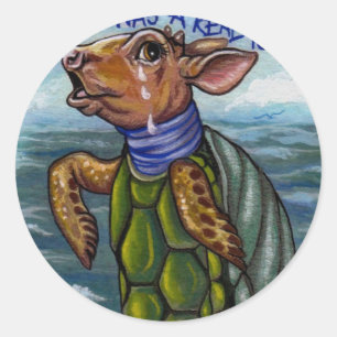 Der Aufkleber für die Alice im Wunderland MOCK TUR