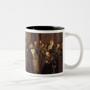 Der Aufruhr des Solovetsy Klosters Zweifarbige Tasse