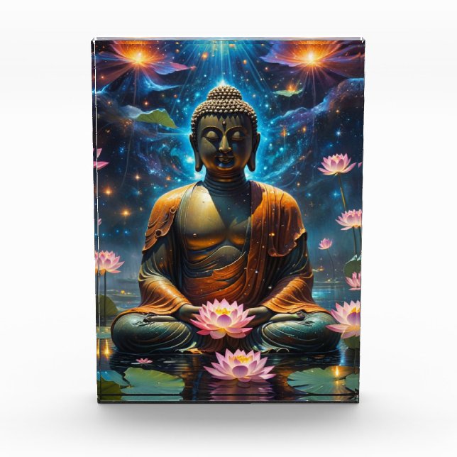 Der aufsteigende Buddha Fotoblock (Vorderseite)