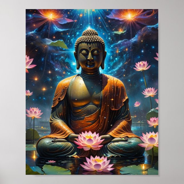 Der aufsteigende Buddha Poster (Vorne)
