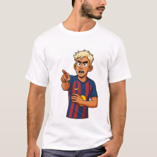 Der aufstrebende Stern Stilvolles Anime Football T-Shirt