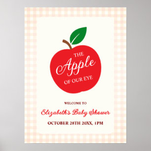 Der Augapfel Baby Shower Poster