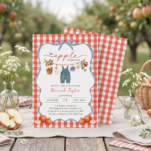 Der Augapfel Herbst Baby Shower für Jungen Einladung