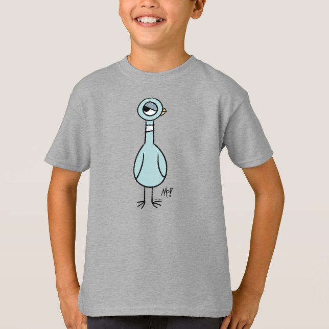 Der augenseitige Kidsstahl der Taube T-Shirt (Vorderseite)